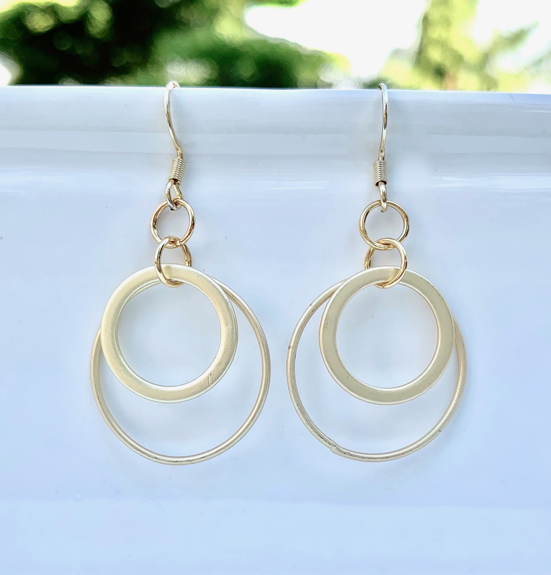 Hoop Earrings-Gold