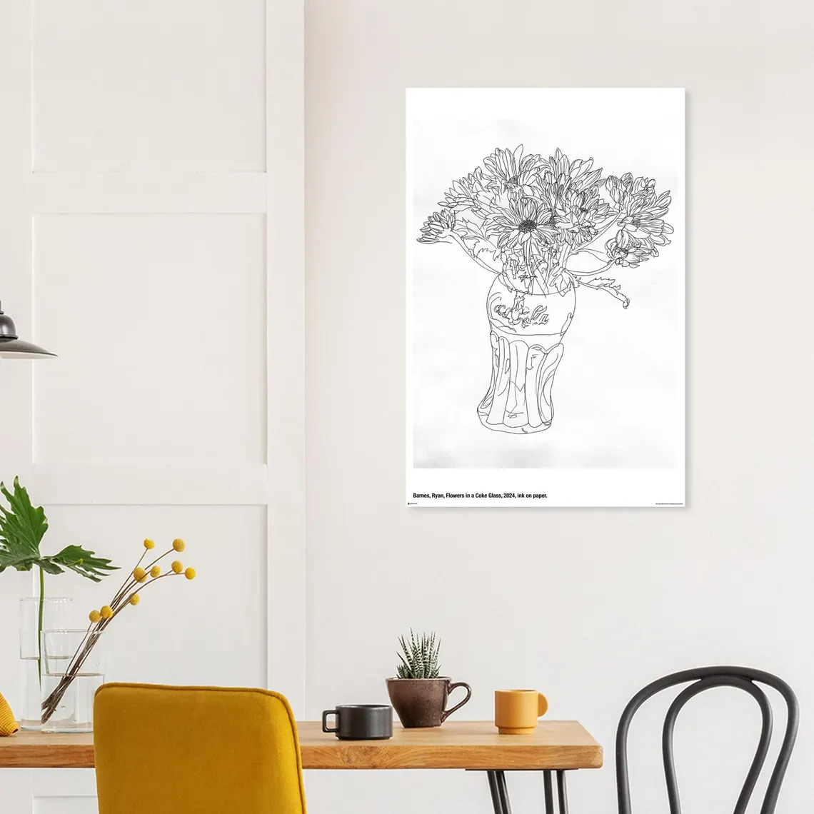 Flowers in a Coke Glass | Open Edition Print - Image 2